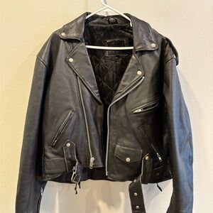 Women's Black Leather Jacket